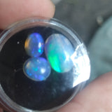 3 stone opal jewellery set